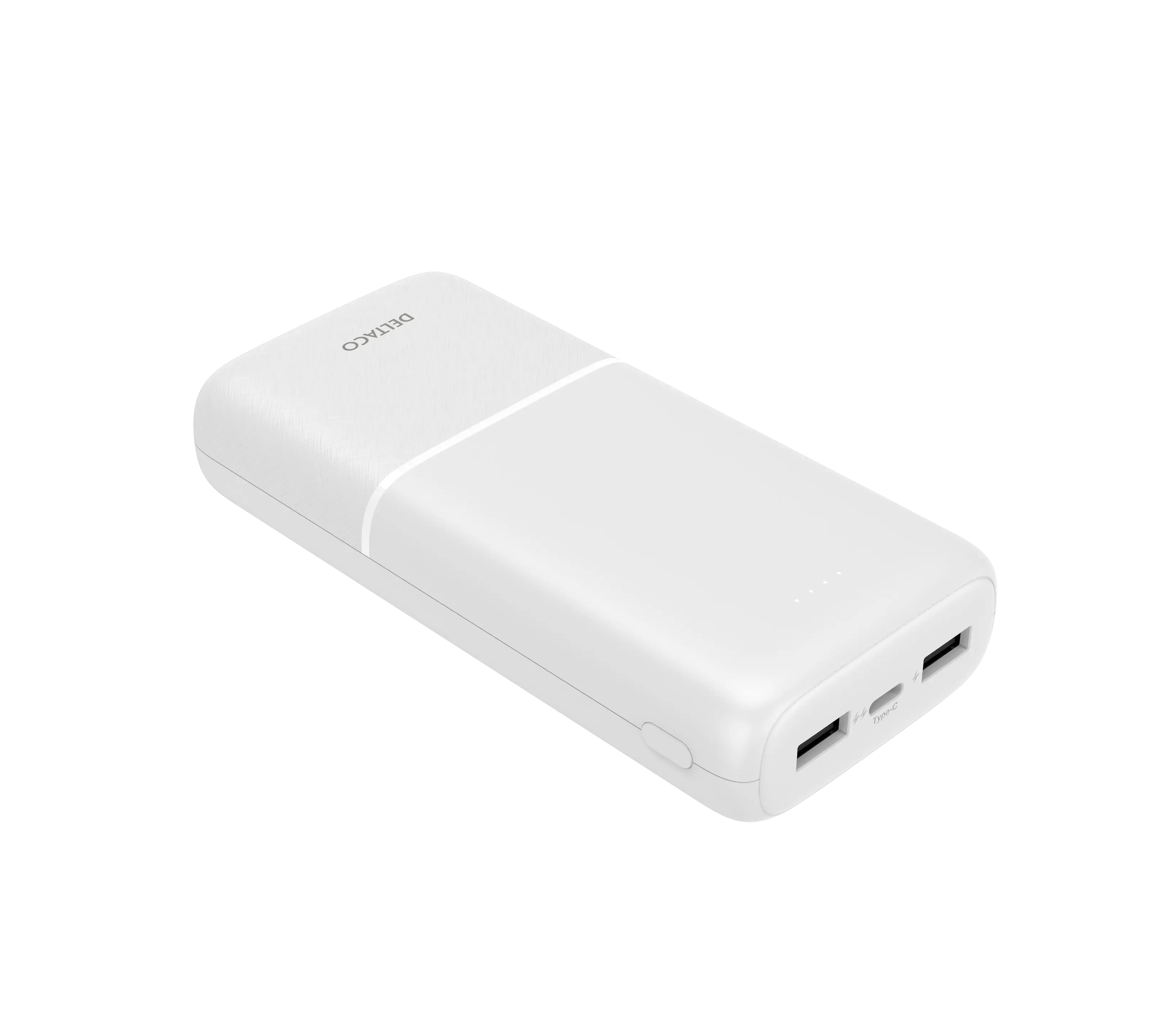 Powerbank USB-C + 2x USB-A 20000 mAh 10,5W Vit