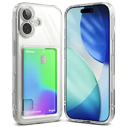 Fusion Card Case iPhone 17 Gennemsigtig