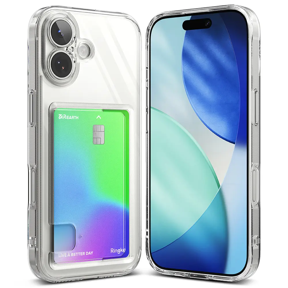 Fusion Card Case iPhone 17 Gjennomsiktig