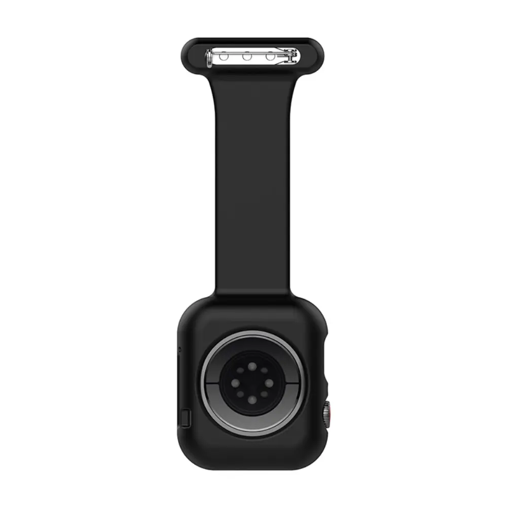 Apple Watch SE 44mm skal sjuksköterskeklocka Svart