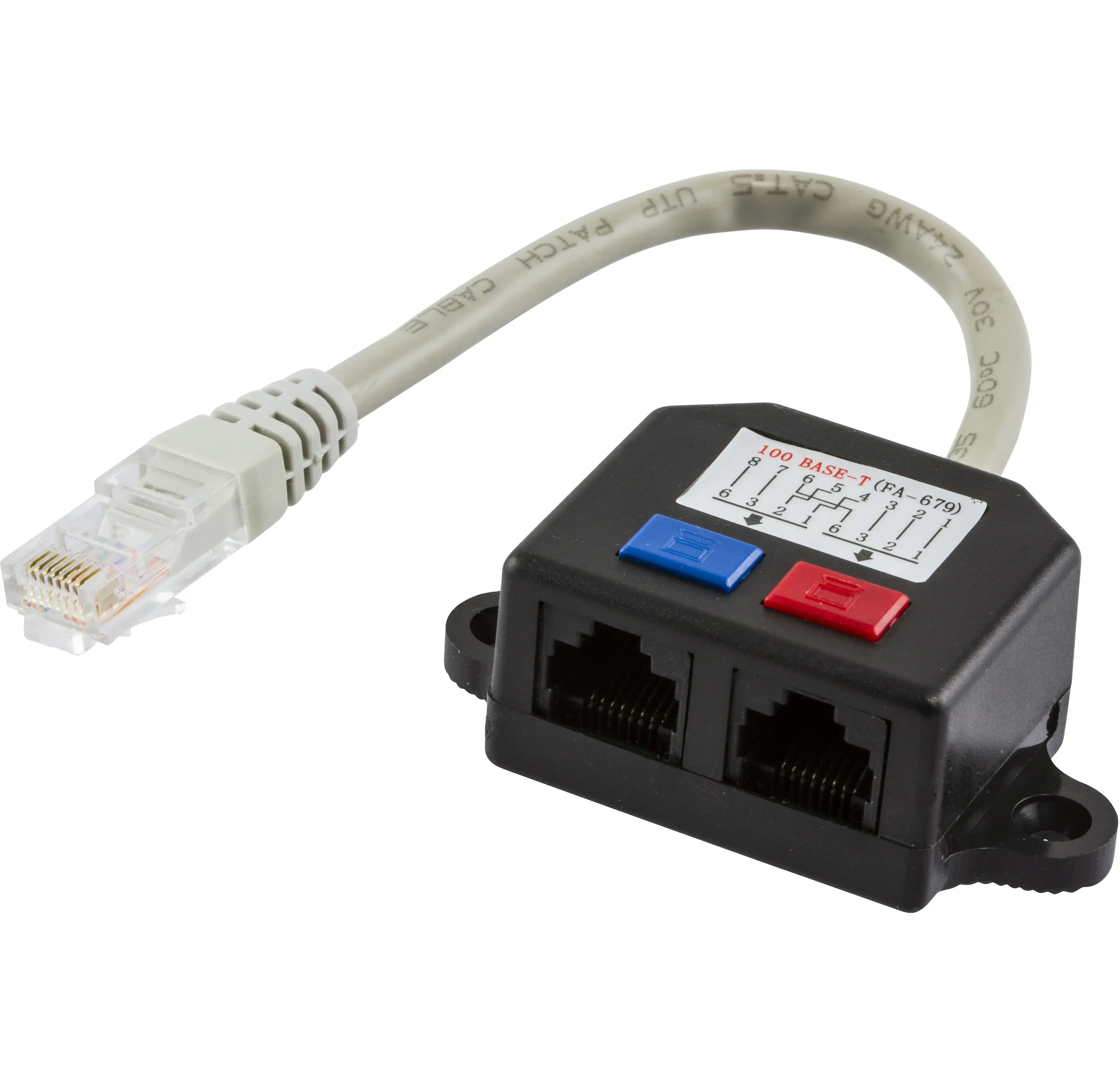 RJ45 Y-kabel Ethernet