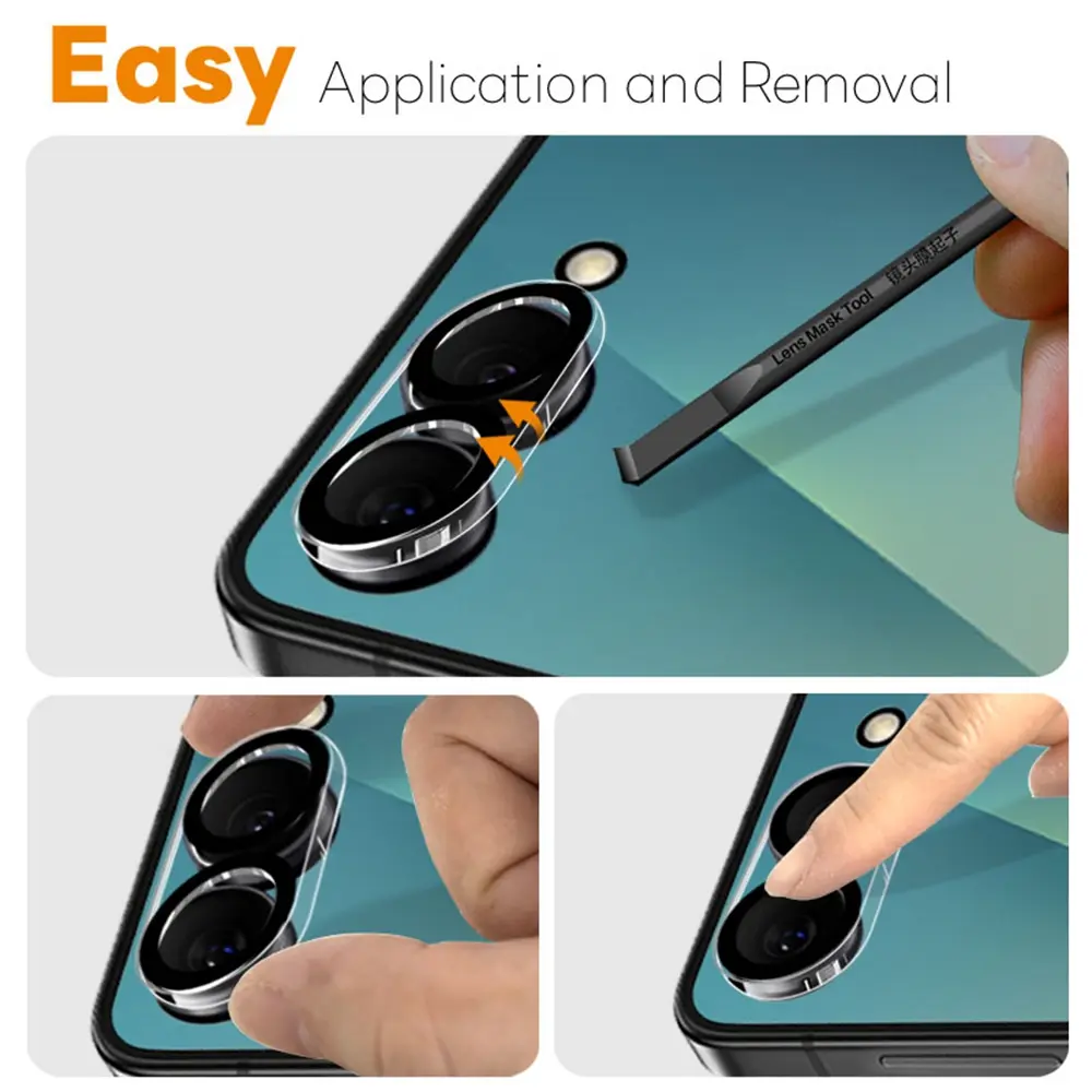 Kameraskydd Härdat Glas Samsung Galaxy Z Flip 7 (2-pack)