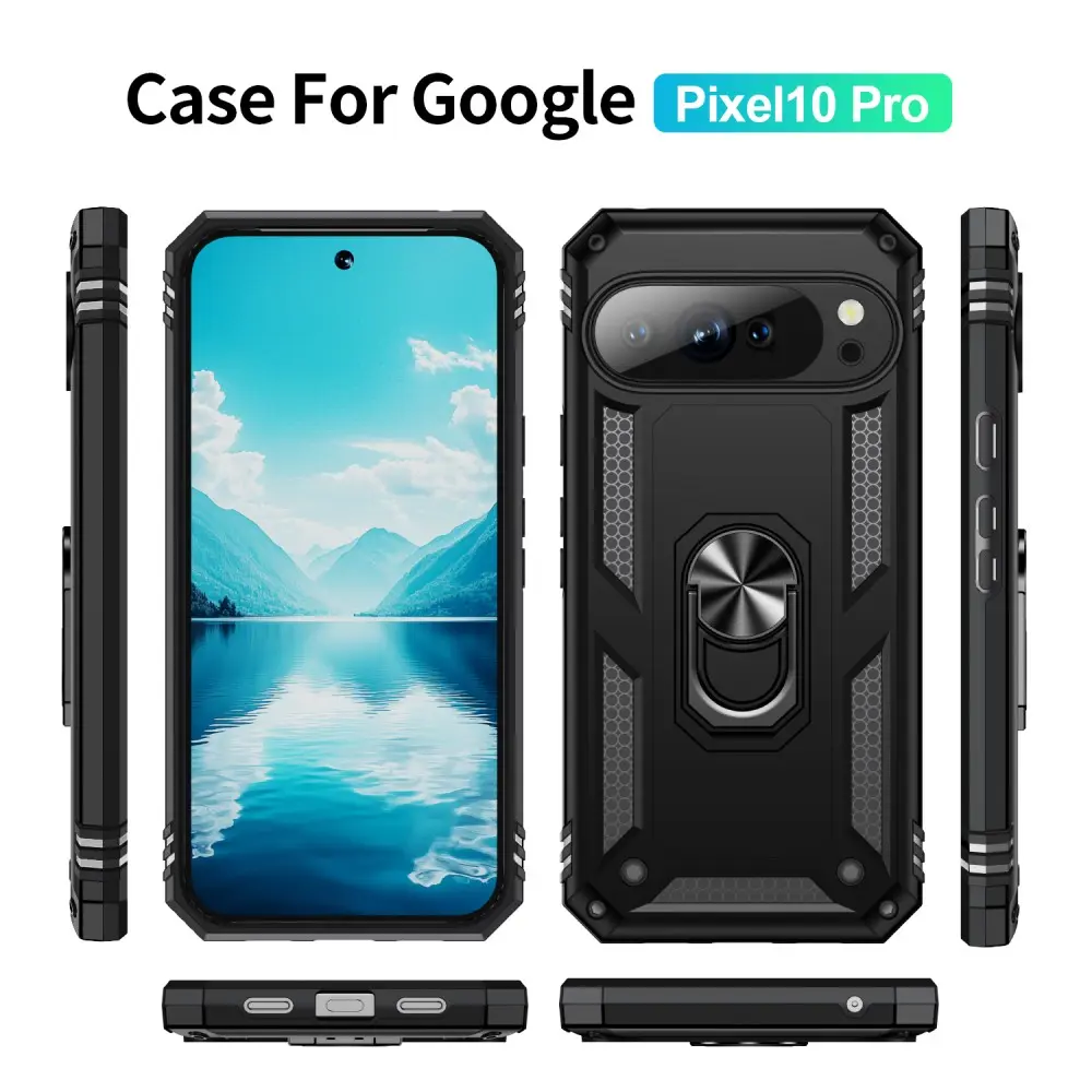 Hybridskal Tech Ring Google Pixel 10 svart
