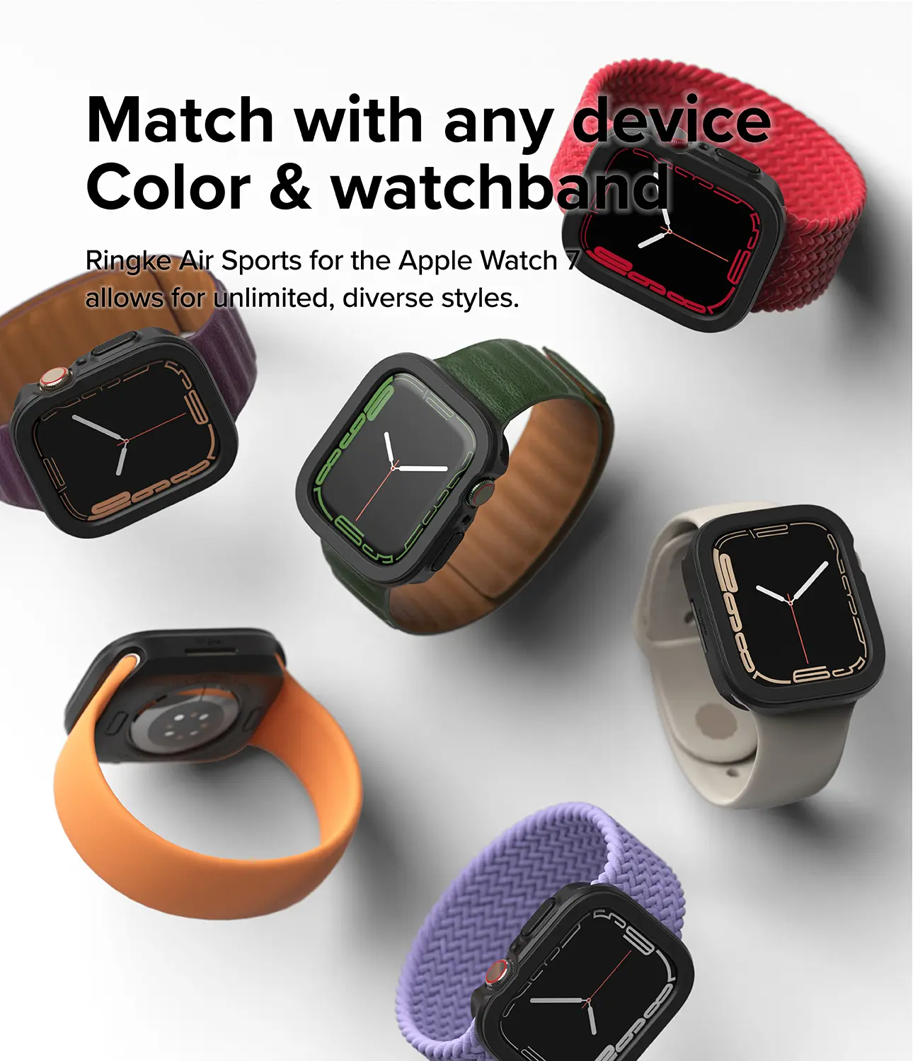 Air Sports Case Apple Watch Series 4-6 40mm Black