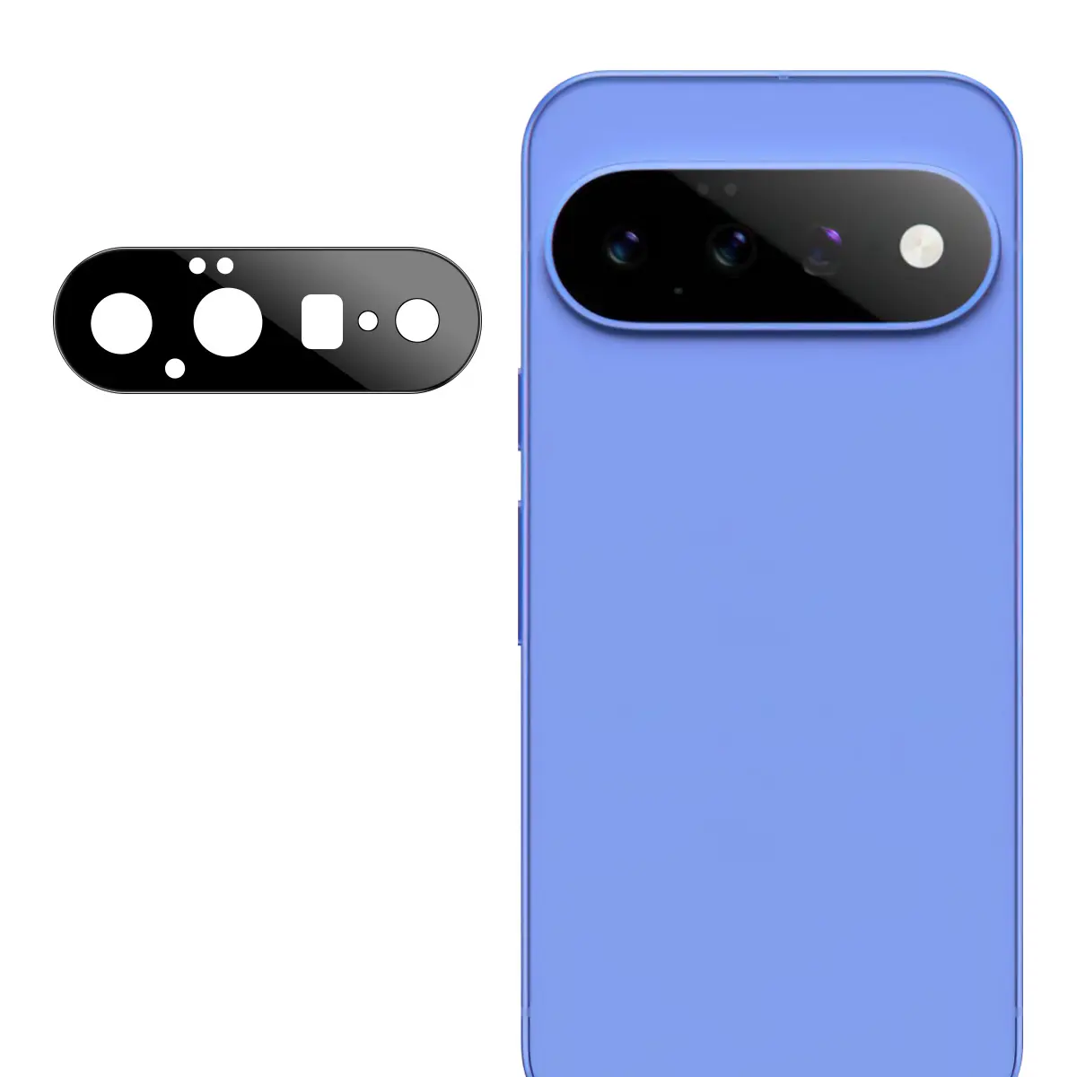 Härdat Glas 0.2mm Linsskydd Google Pixel 11 Svart