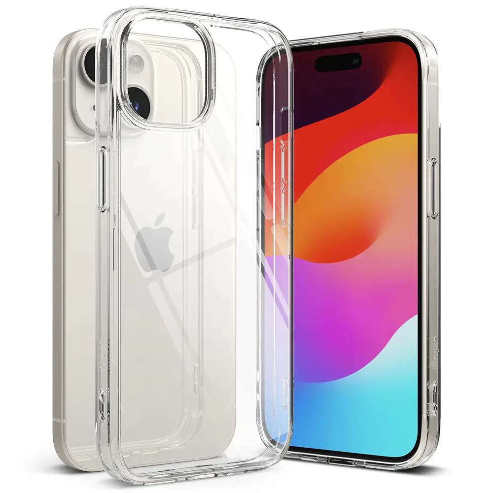Fusion Case iPhone 15 Genomskinlig