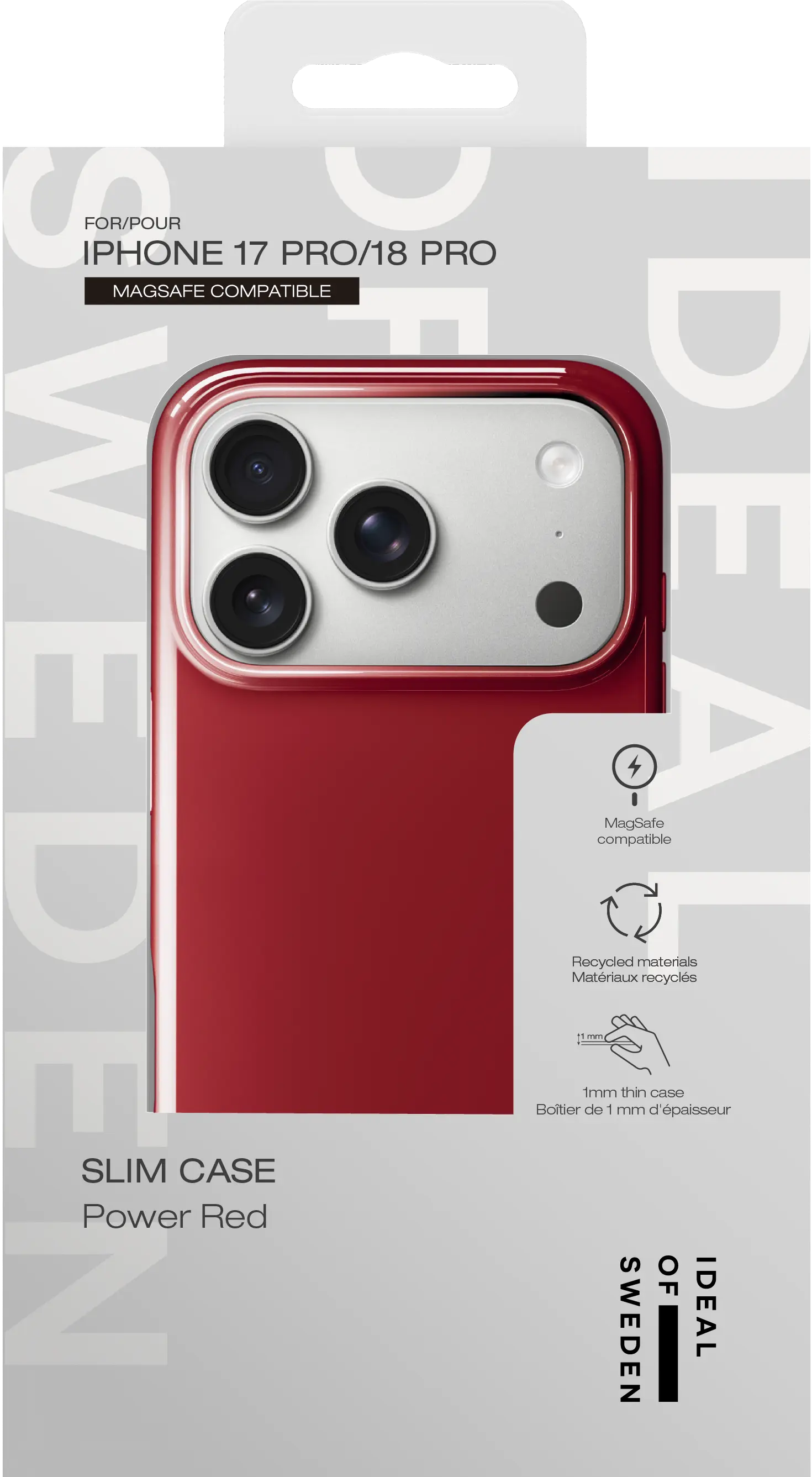 Slim MagSafe Case iPhone 17 Pro Power Red