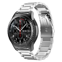 Metalliranneke Samsung Gear S3 Frontier Hopea