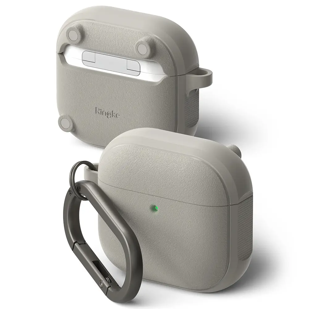 Apple AirPods 4 Onyx MagSafe-suojakuori, Warm Gray