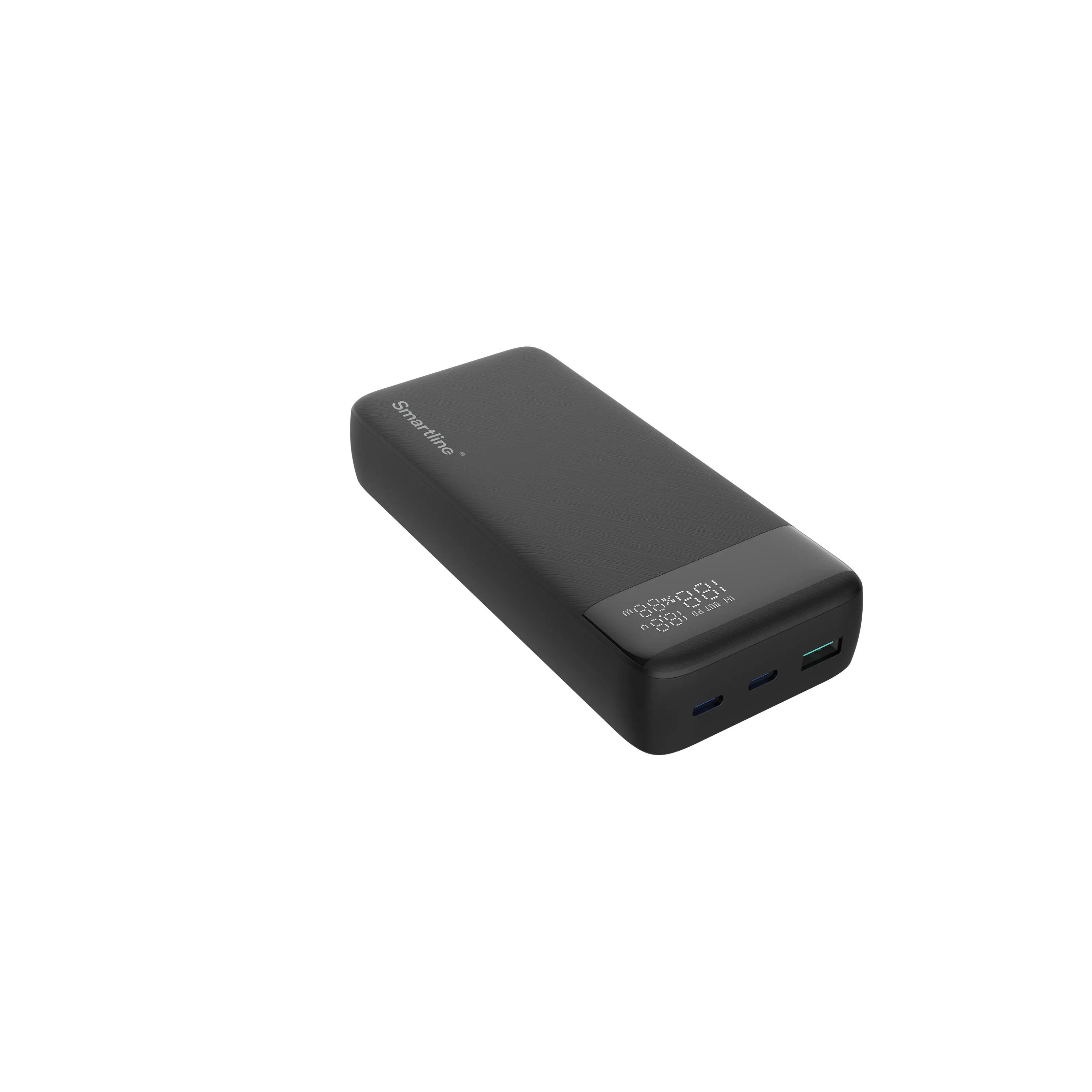Powerbank 20000 mAh USB-A + 2x USB-C PD 20W Sort