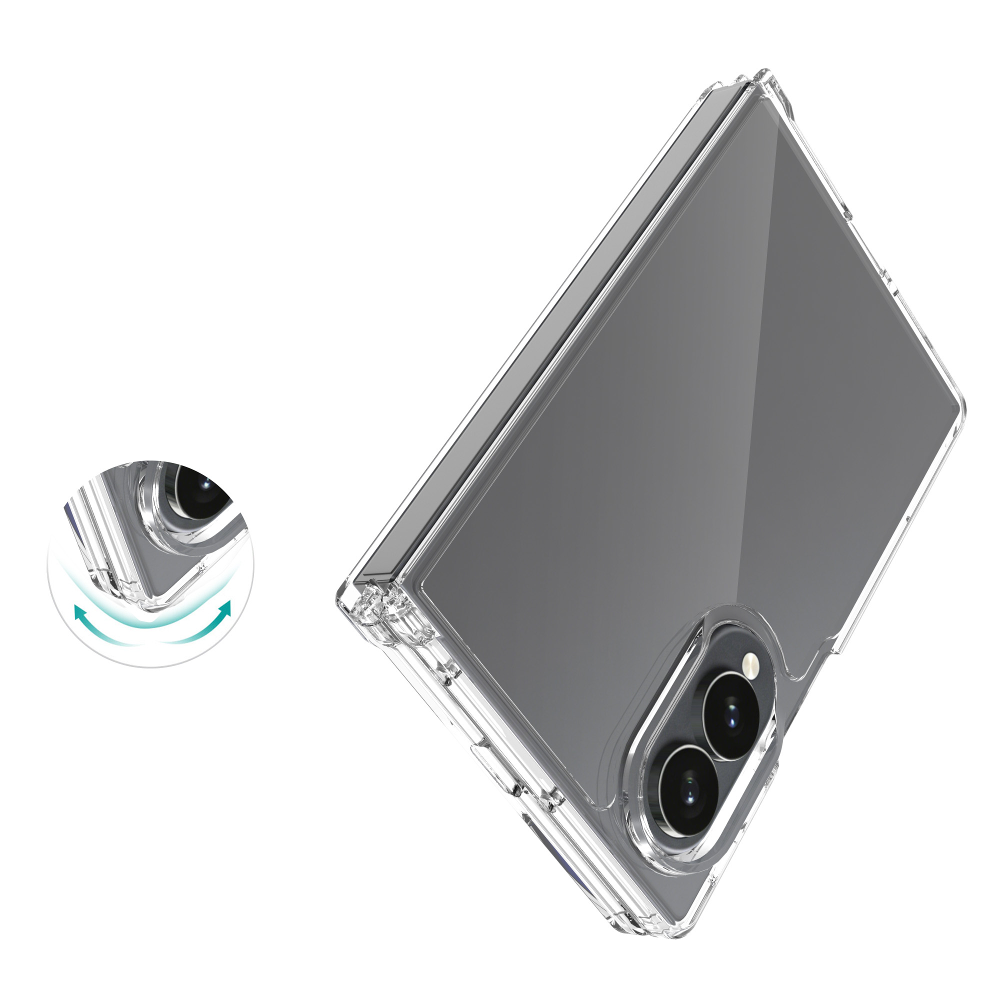 Hybridskal Samsung Galaxy Z Fold 8 transparent