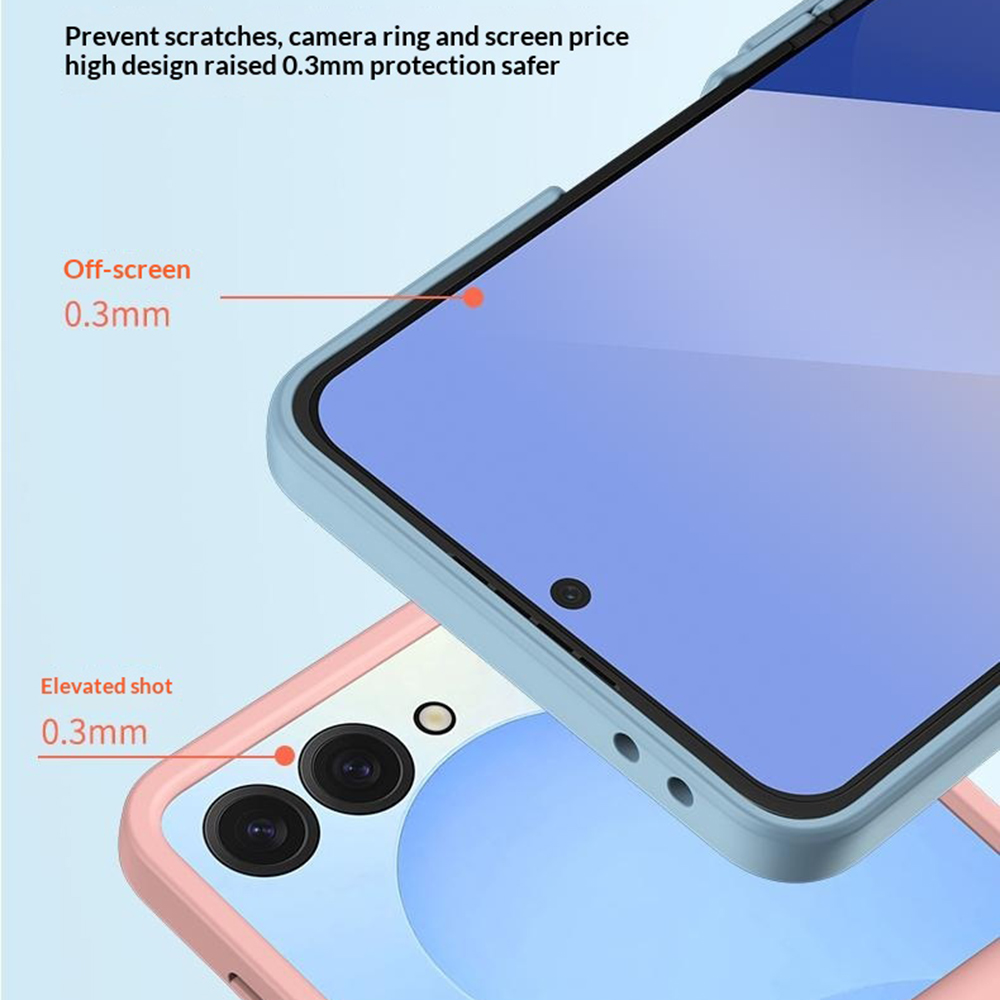 Hårdskal Gummerat Hinge Protection Samsung Galaxy Z Flip 8 Blå