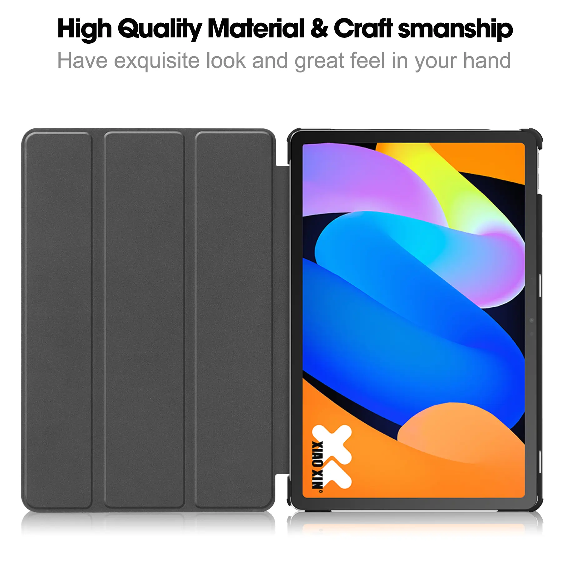 Fodral Tri-fold Lenovo Idea Tab Svart