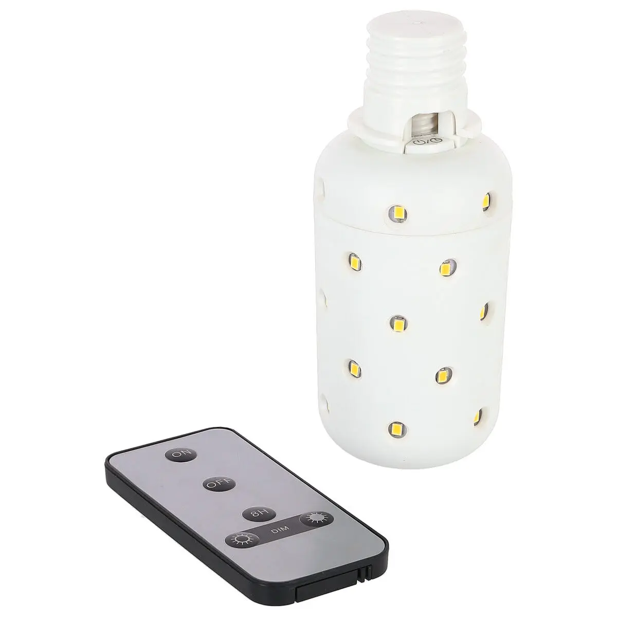 Trådlös LED-ljuskälla med fjärrkontroll till adventsstjärna