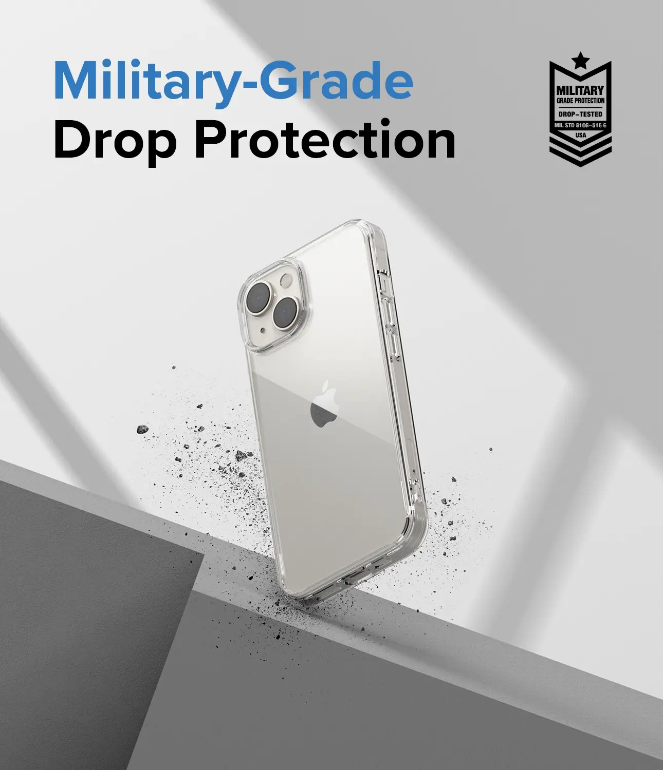 Fusion Case iPhone 14 Genomskinlig