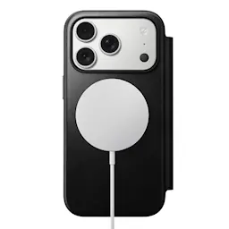 iPhone 17 Pro Nahkainen MagSafe-foliokotelo - Modern Horween Leather Black