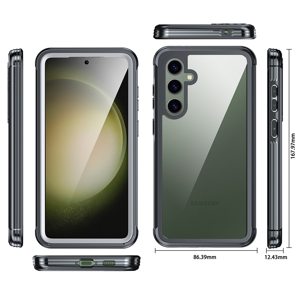 Premium Full Protection Case Samsung Galaxy S23 FE Svart