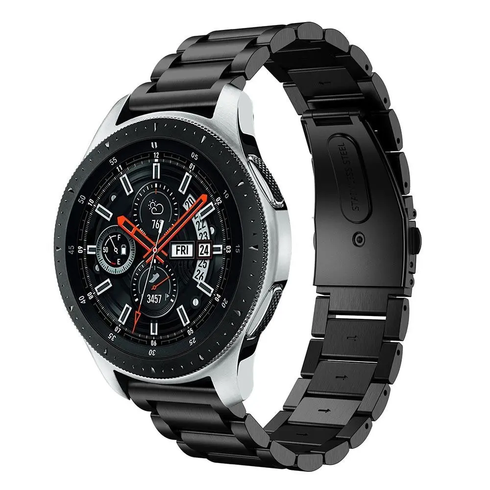 Metalarmbånd Samsung Galaxy Watch 46mm Sort