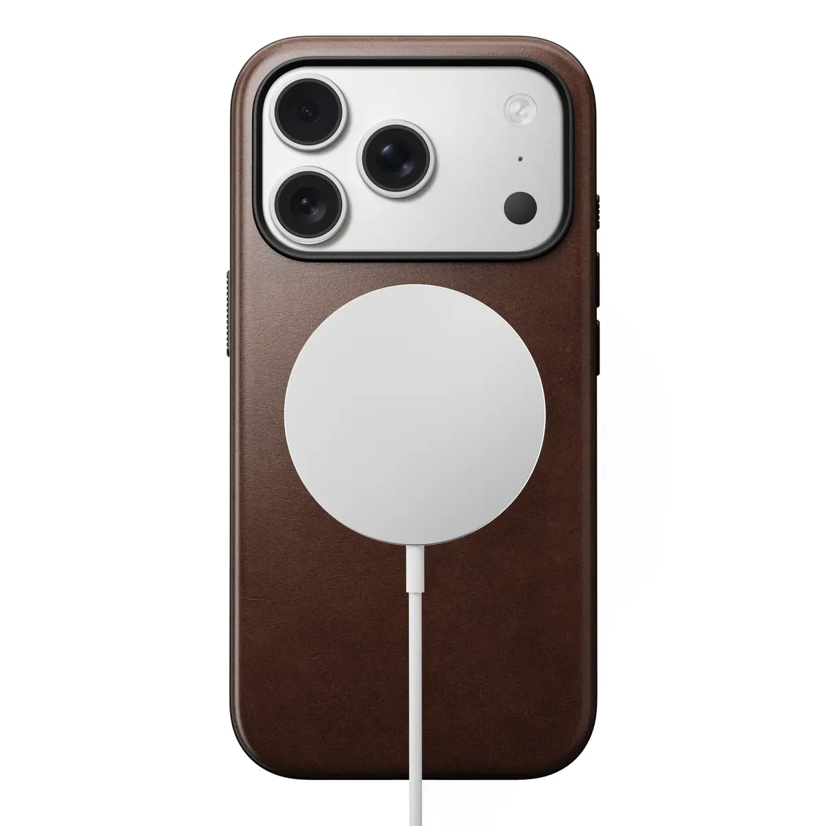 iPhone 17 Pro Modern Case Horween Leather MagSafe Rustic Brown