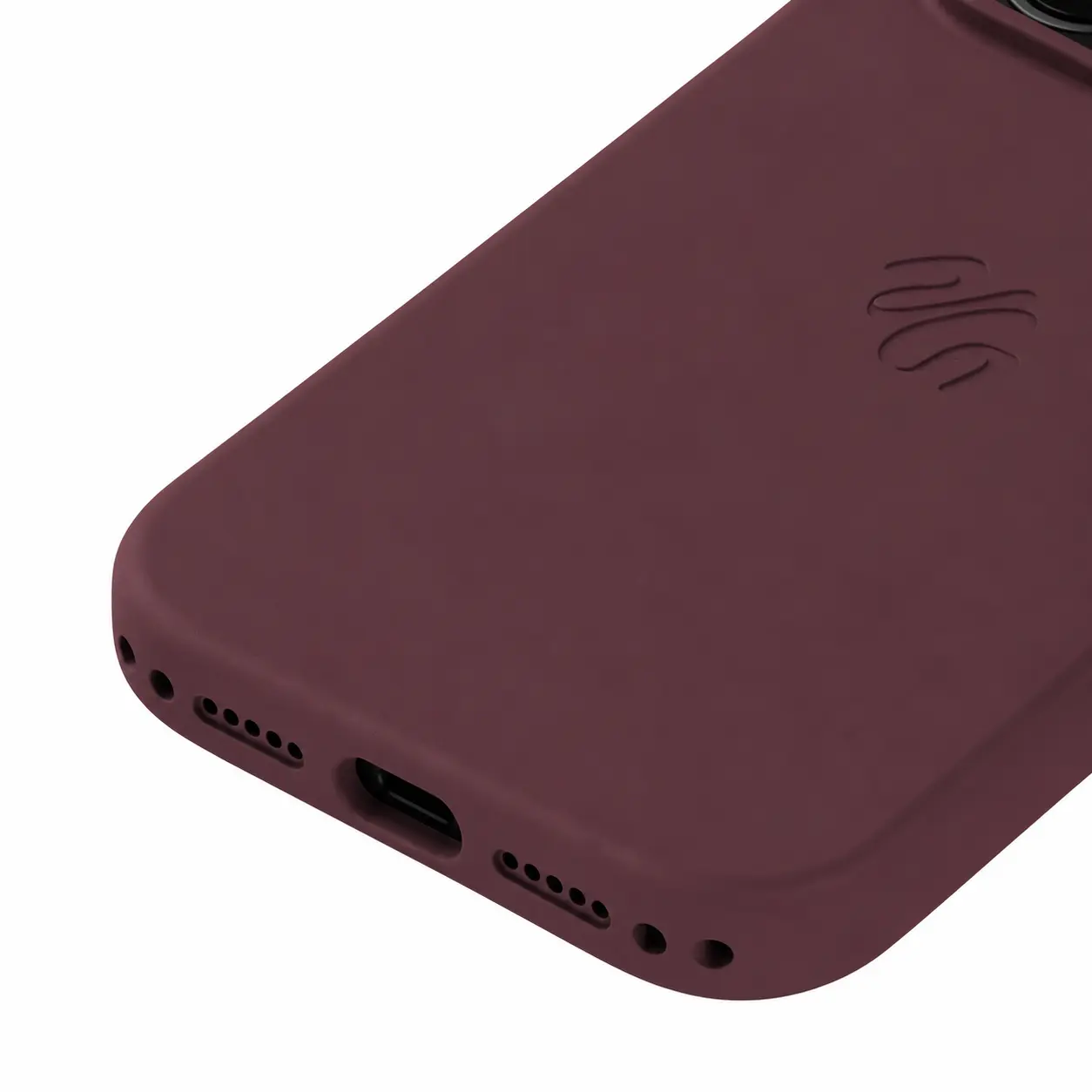 MagSafe Silikonskal iPhone 17 Pro Bordeaux