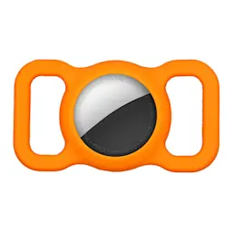 Apple AirTag Silikonecover til hundehalsbånd, Orange