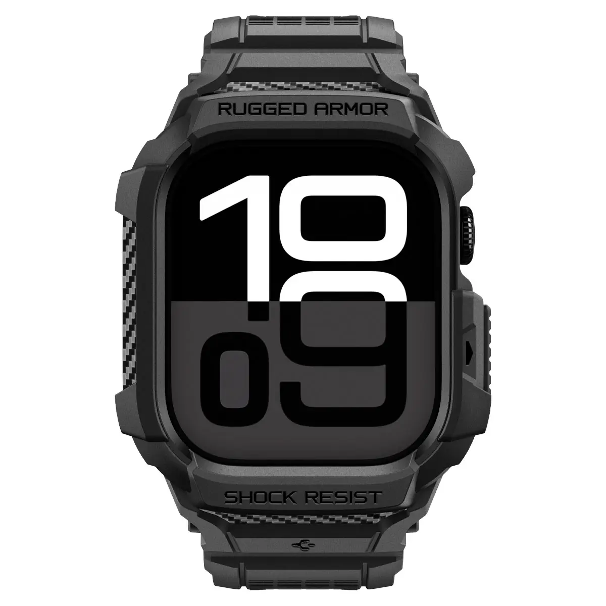 Apple Watch Series 11 46mm Case Rugged Armor Pro Svart