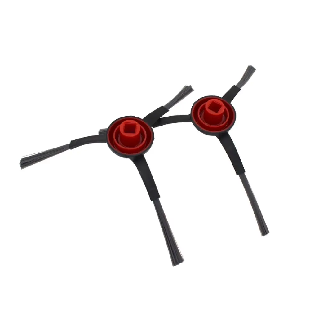 2-pack Sidoborstar - passar till Ecovacs Deebot T30 Svart