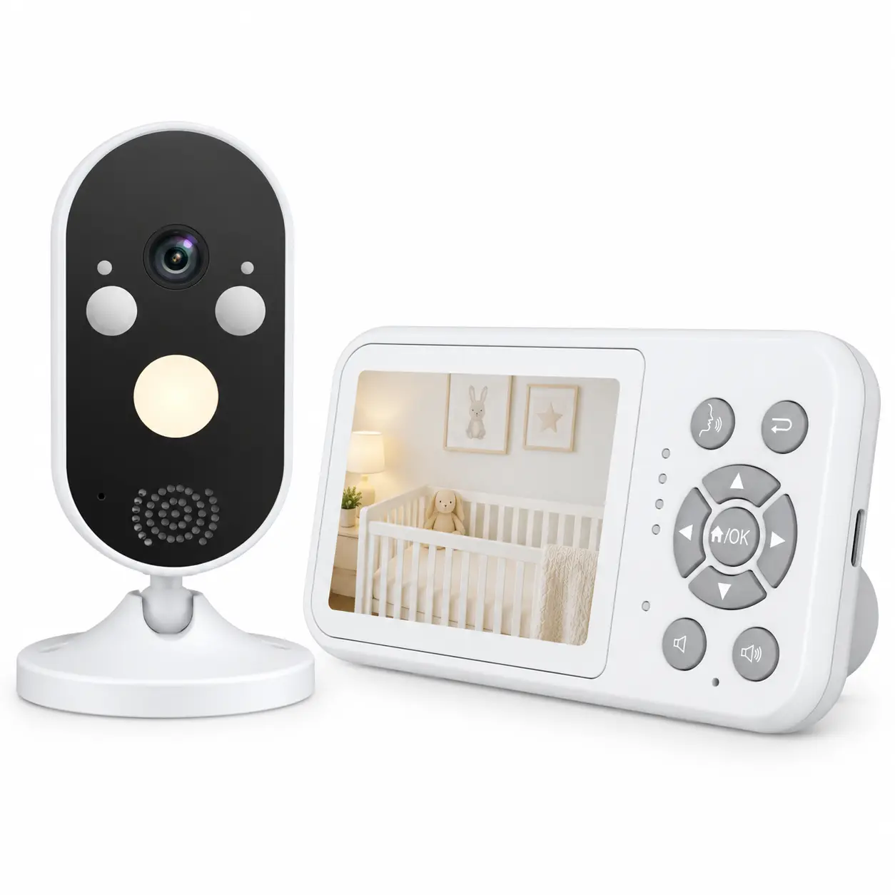 Trådlös babymonitor med kamera