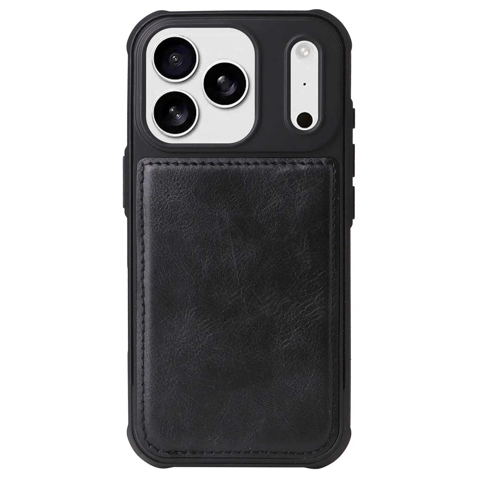 Magnet Leather Multi-Wallet iPhone 18 Pro Max svart