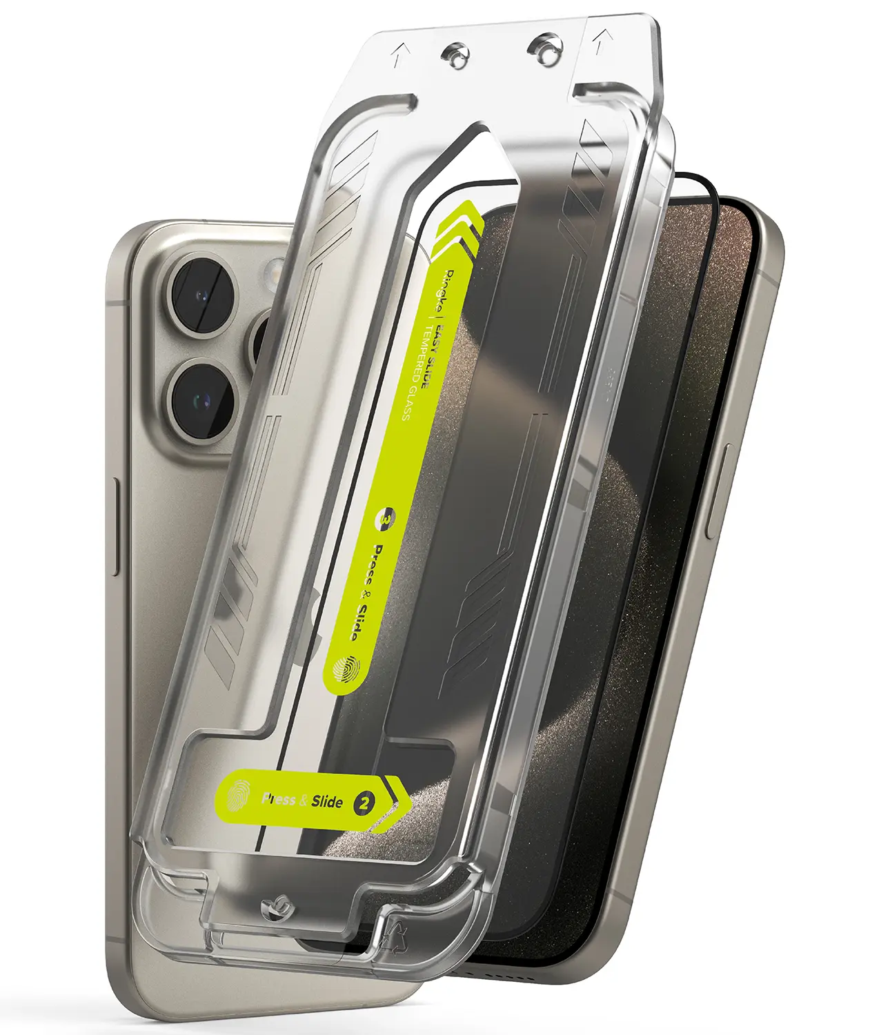 Easy Slide Glass (2-pack) iPhone 15 Pro