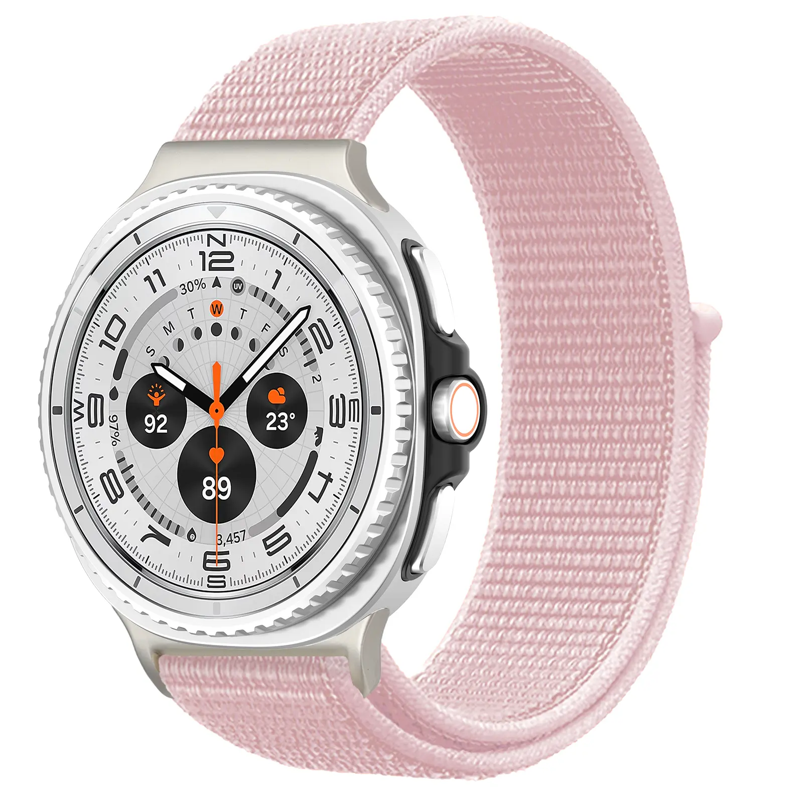 Nylonarmband Samsung Galaxy Watch 9 40mm Rosa