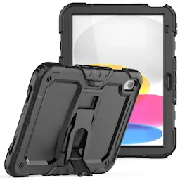 Full Cover Rugged Kickstand Case Apple iPad 11 11th Gen (2025) svart