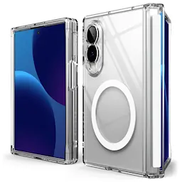 Samsung Galaxy Z Fold 8 Magnetiskt Fusion Flap skal, Clear