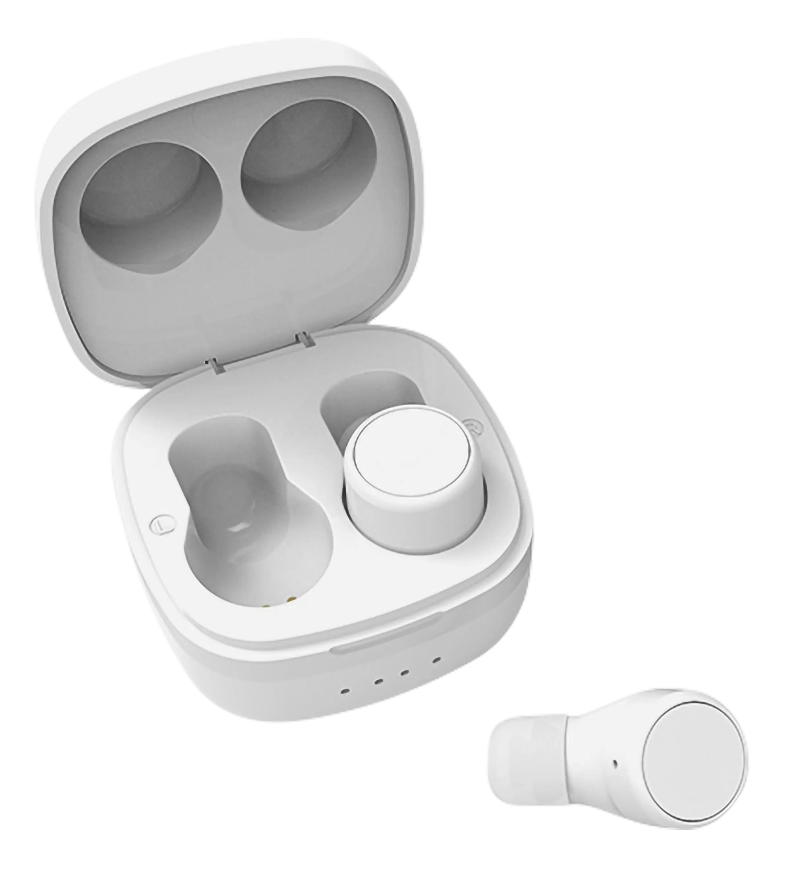 True Wireless Stereo in-ear hörlurar vit