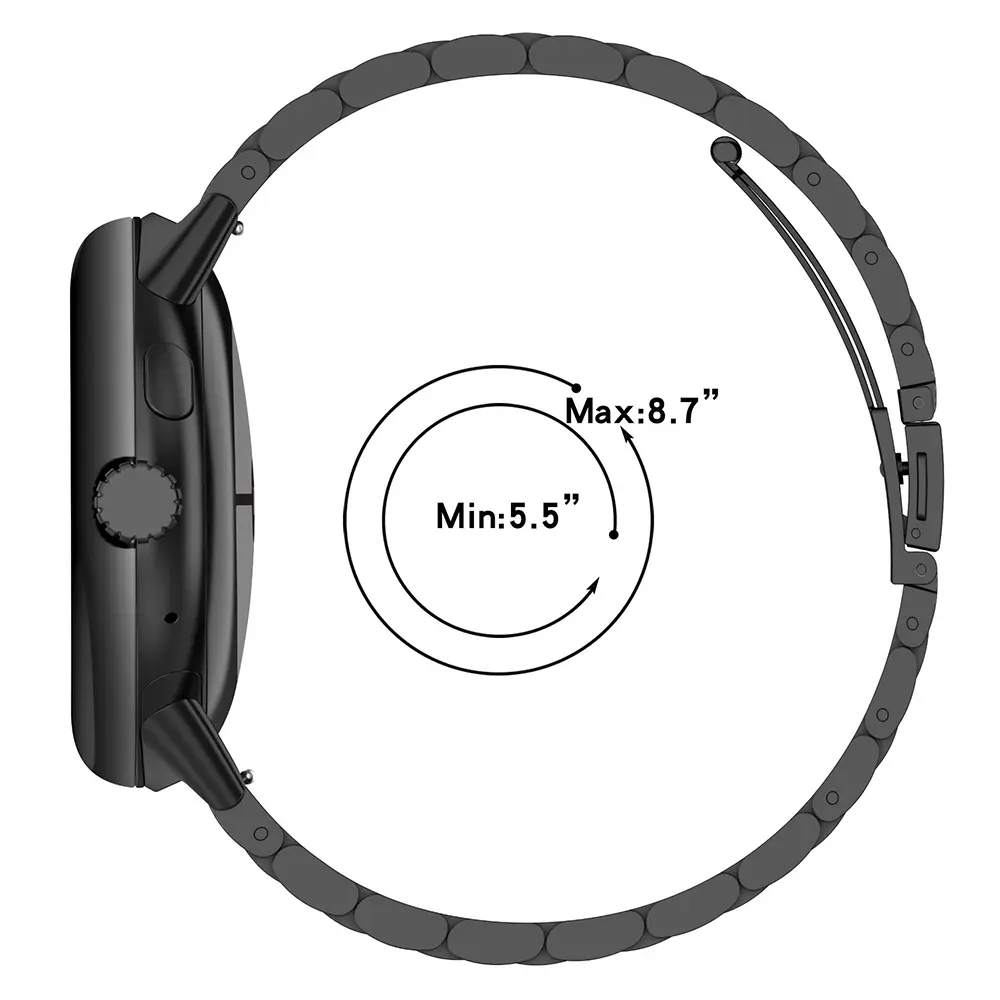 Titanarmband Google Pixel Watch 5 41mm Svart