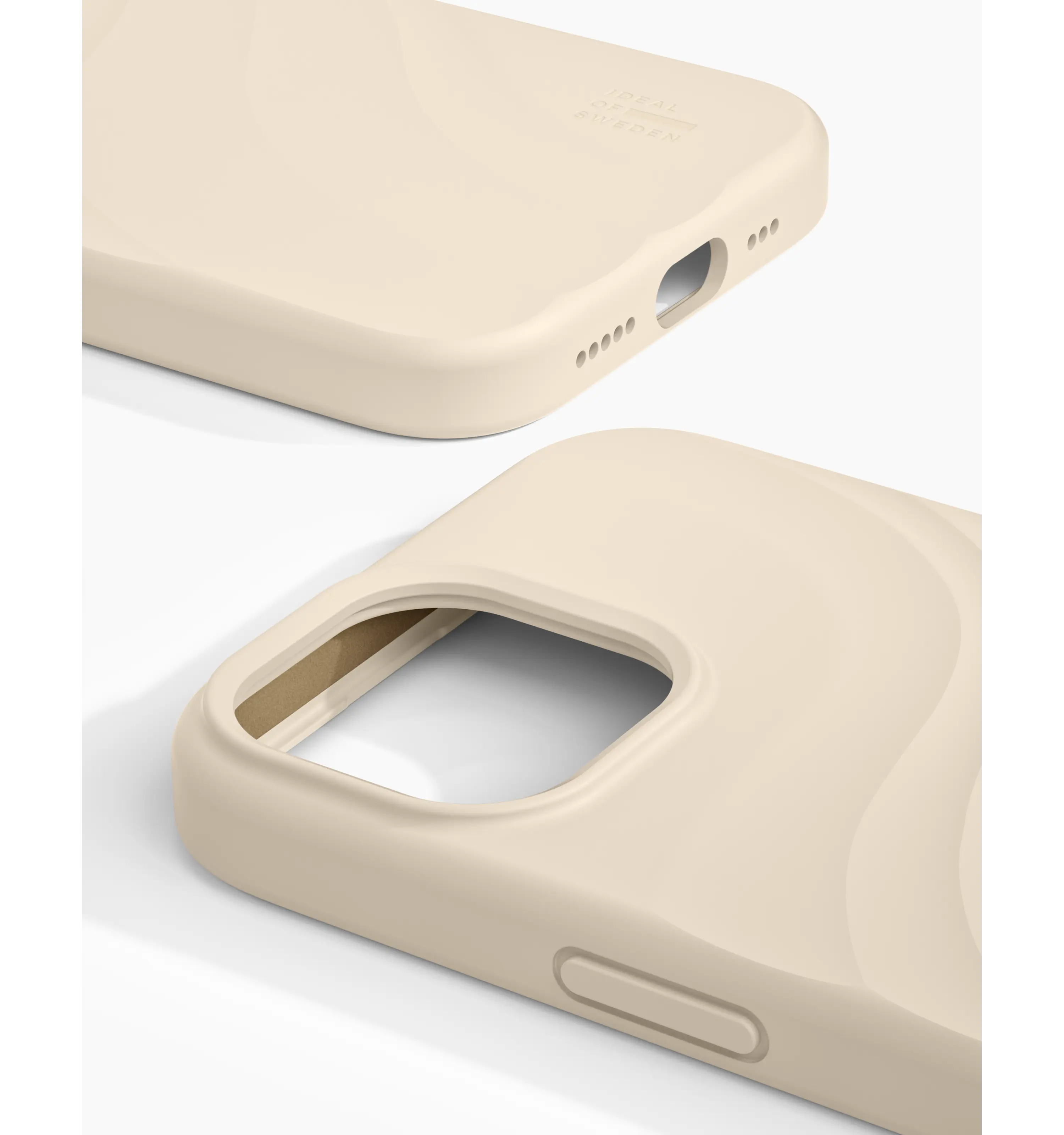 MagSafe Soft Swirl Silicone Case iPhone 14 Cloud Dancer