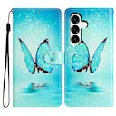 Mobilveske Samsung Galaxy A27 blå sommerfugler