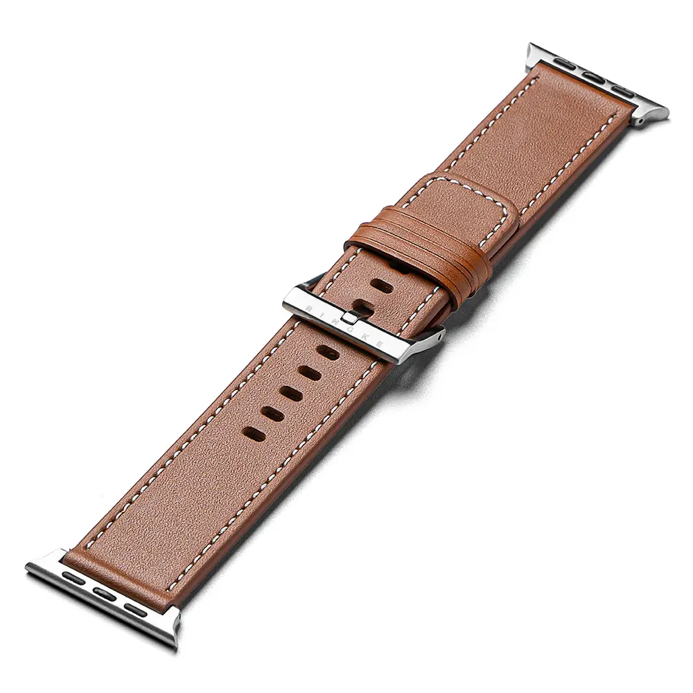 Leather One Basic Bold Band Apple Watch Ultra 49mm 4th Gen Brown