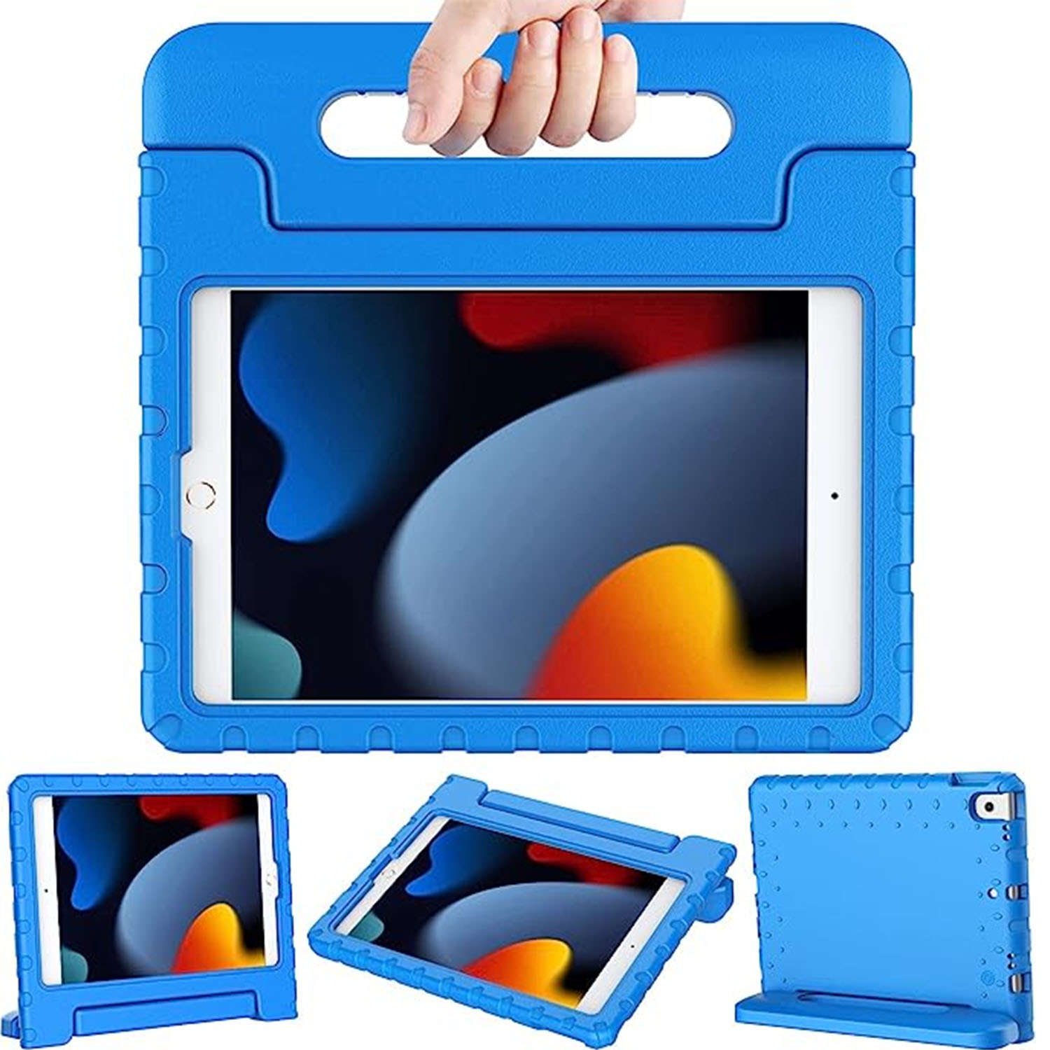 Støtsikker EVA Deksel Apple iPad 10.2 7th Gen (2019) Blå - Perfekt for barn - Beskyttende støtsikkert deksel
