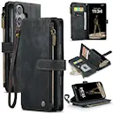 Zipper Wallet iPhone 17 Svart