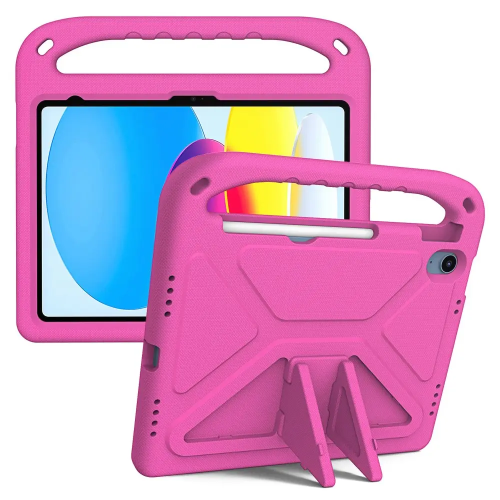 Skal EVA med Handtag Apple iPad 10.9 10th Gen (2022) Rosa