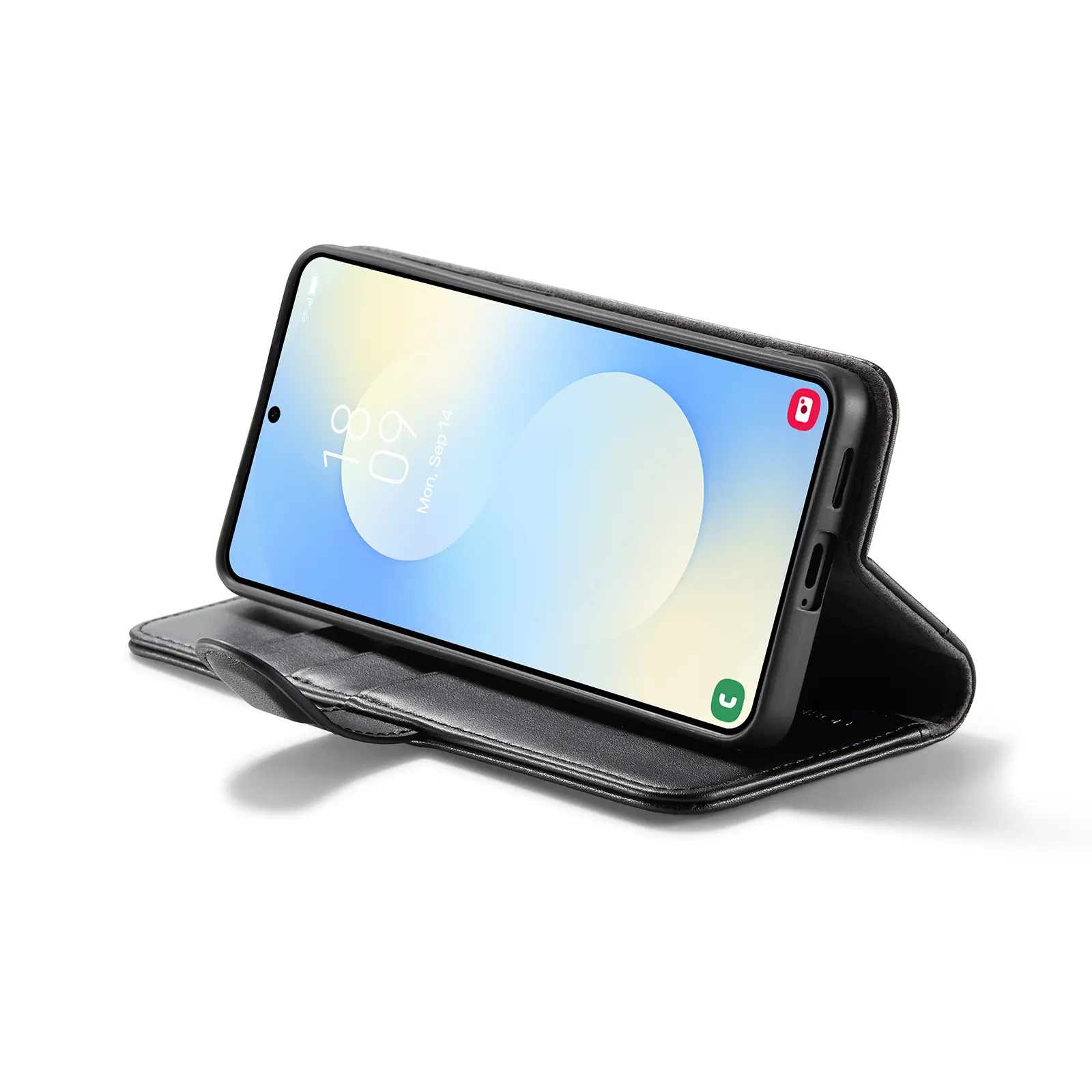 Äkta Läderfodral Samsung Galaxy S26 Svart
