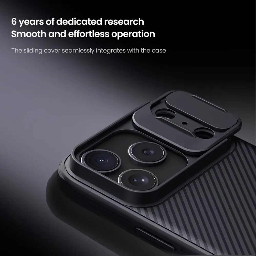 CamShield Skal iPhone 17 Pro Svart