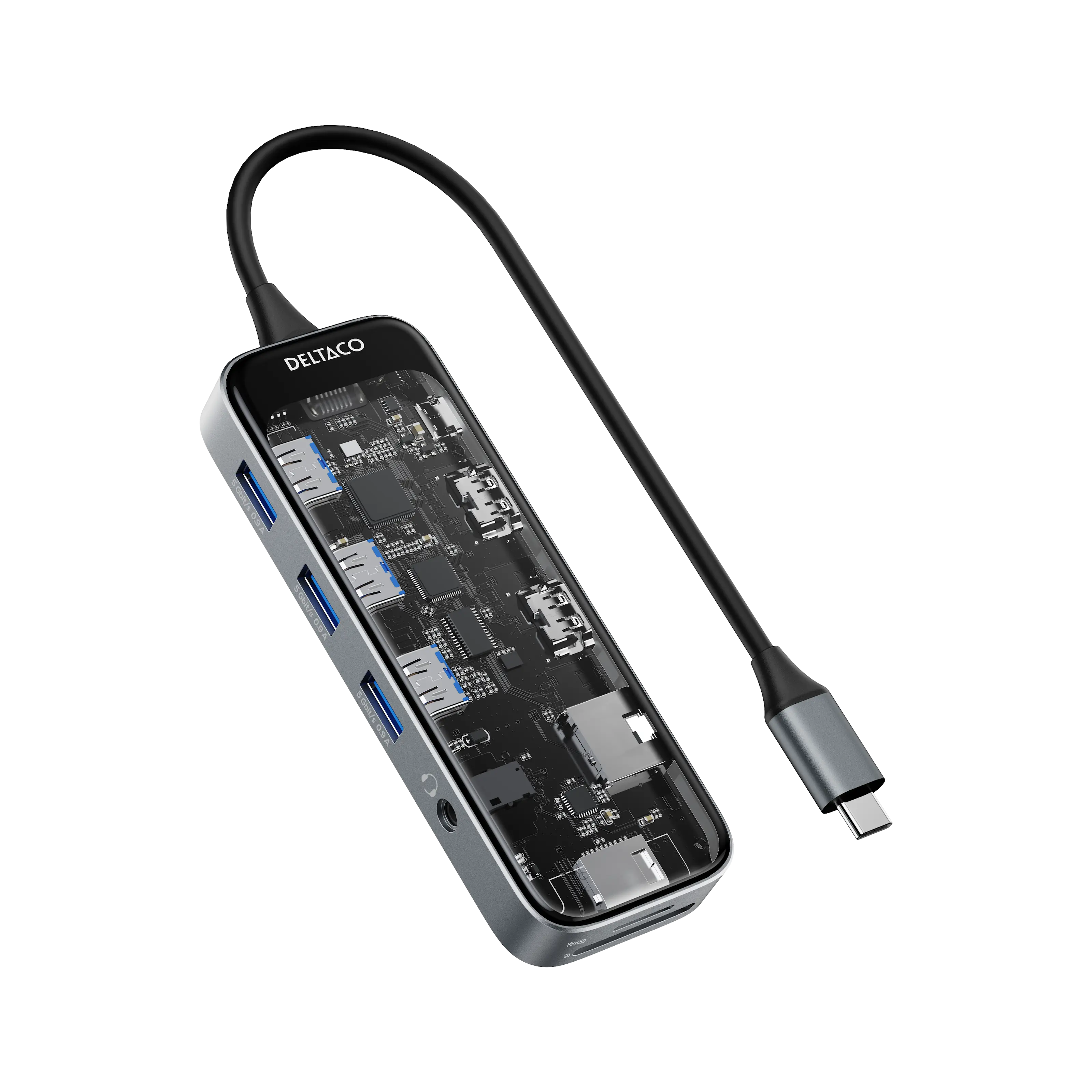 10-i-1 USB-C dockningsstation 85W PD