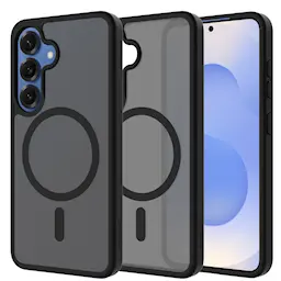 Samsung Galaxy S25 Plus Hybrid-skal Magnetisk, Frosted Black