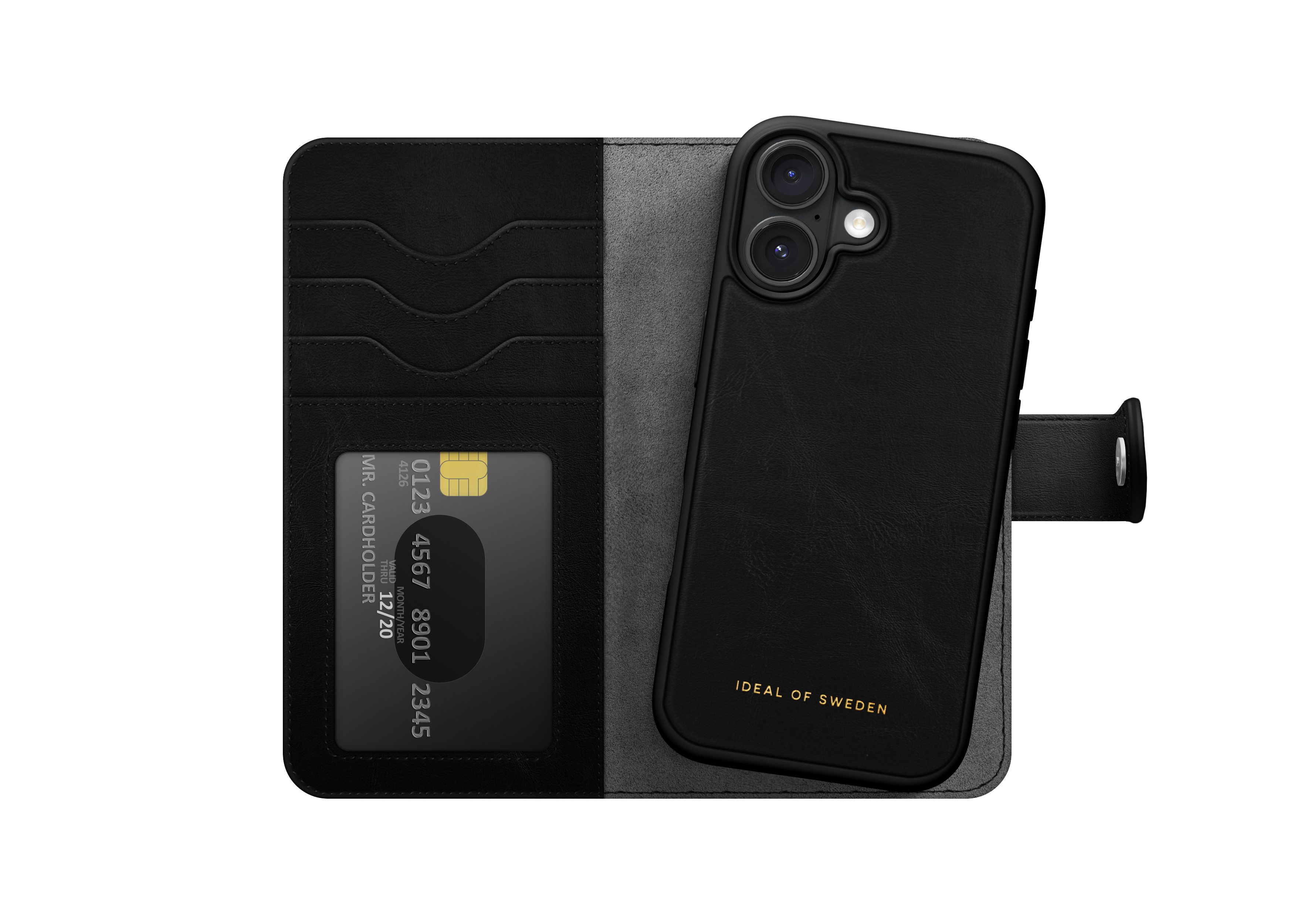 MagSafe Magnet Wallet+ iPhone 16 Black Croco