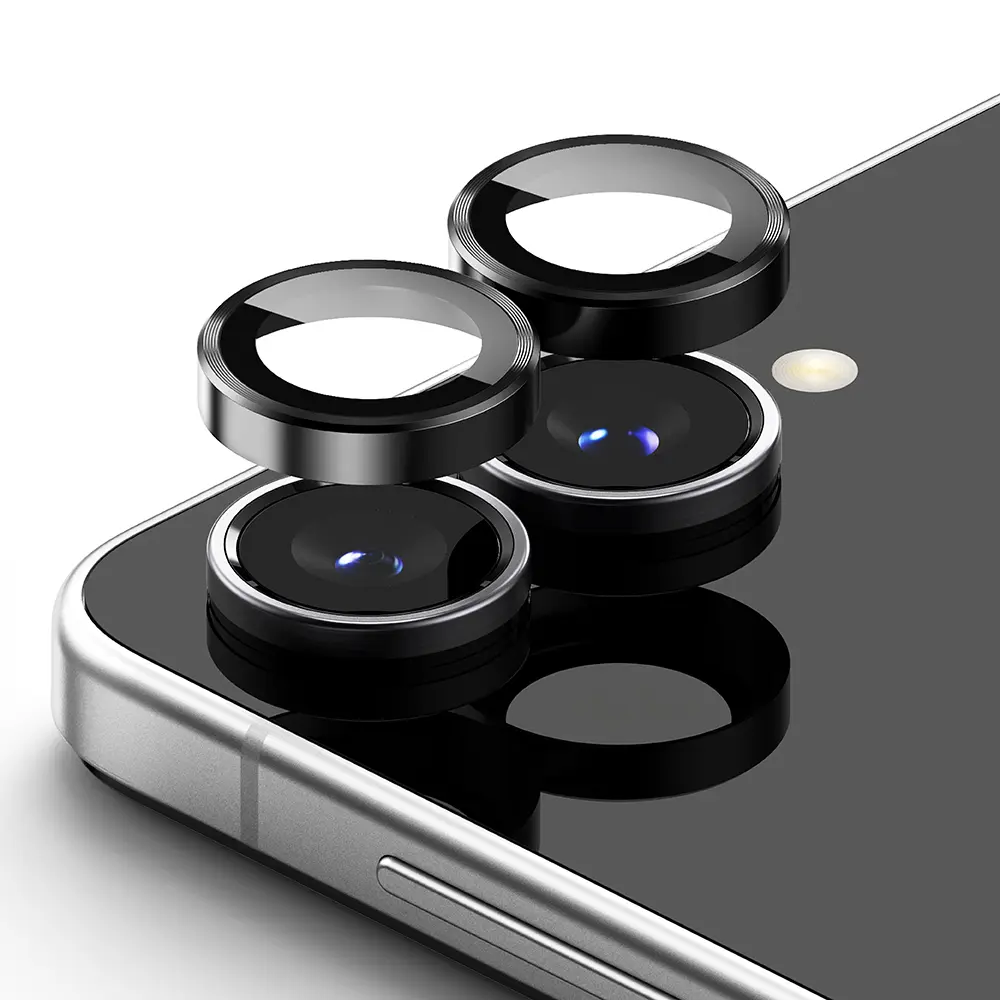 Camera Lens Frame Glass (2-pack) Samsung Galaxy Z Flip 8 Black