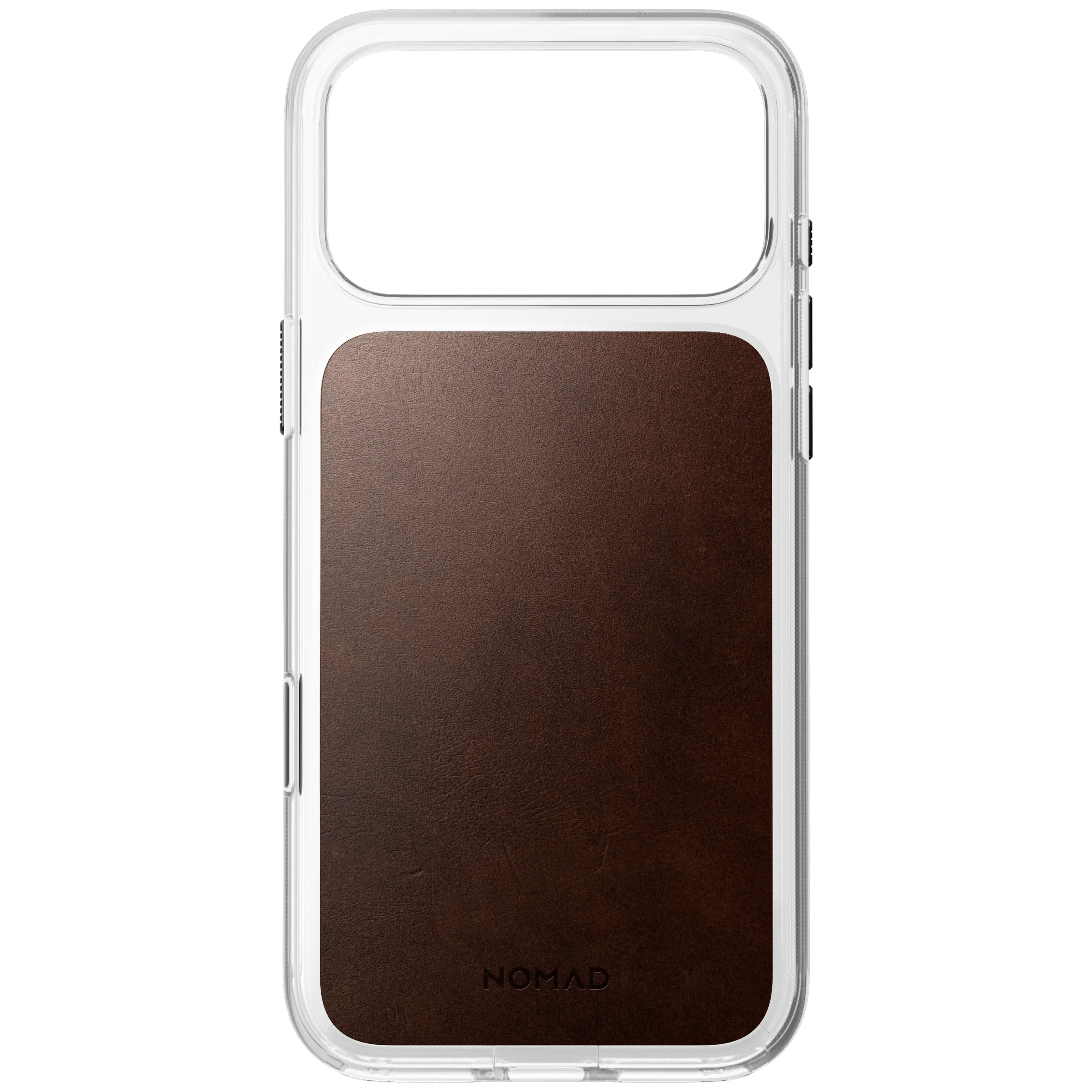 iPhone 18 Pro Max Clear Leather Case MagSafe Rustic Brown