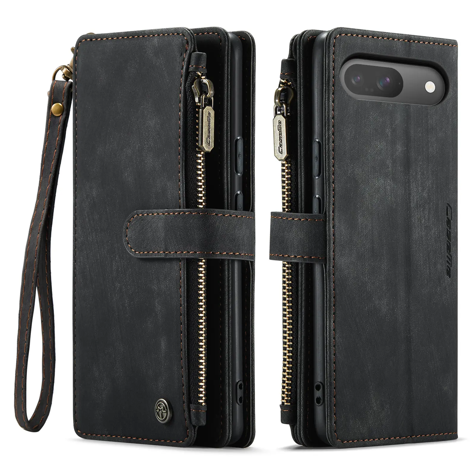 Zipper Plånboksfodral Google Pixel 11 Pro Svart