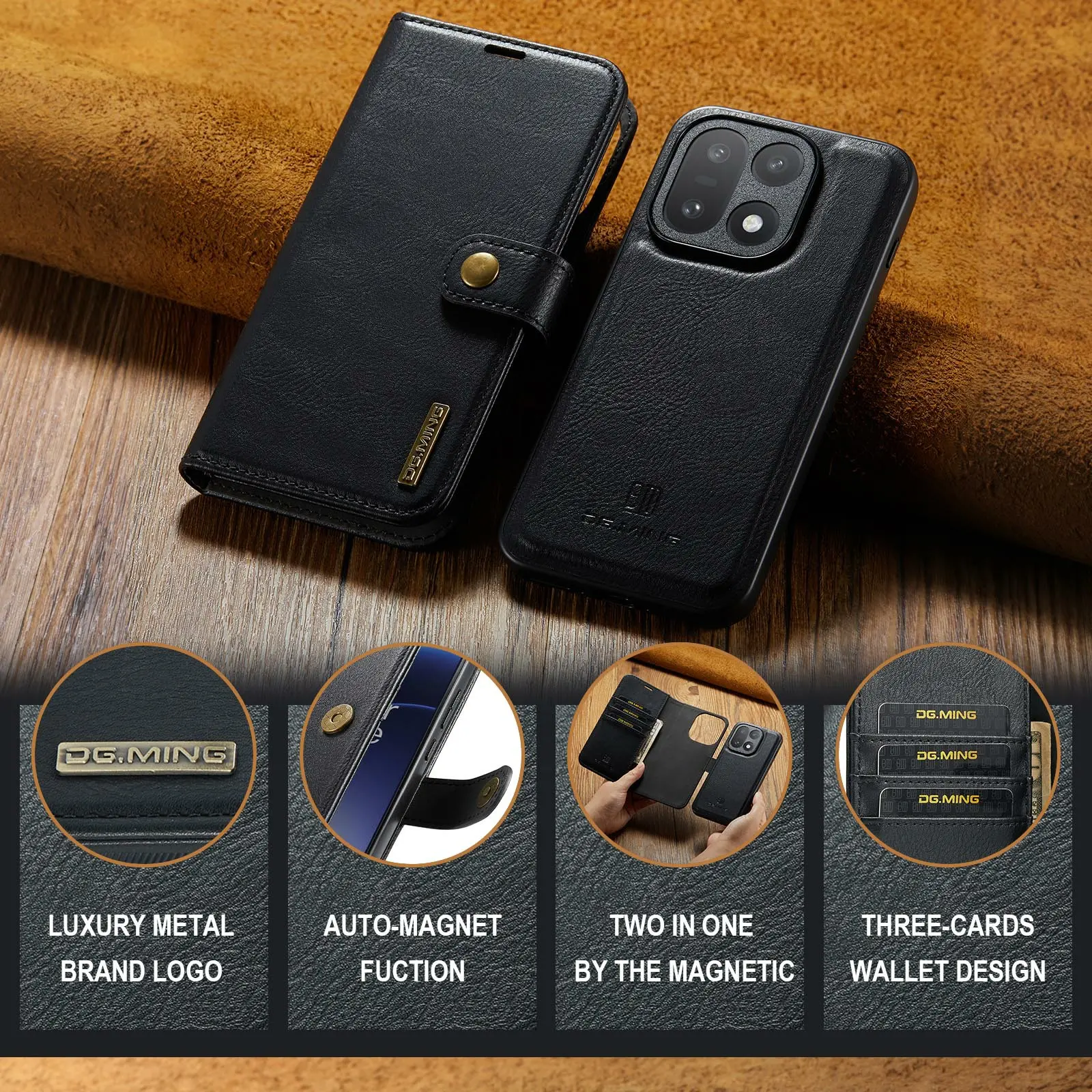 Magnet Wallet  OnePlus 15 Black